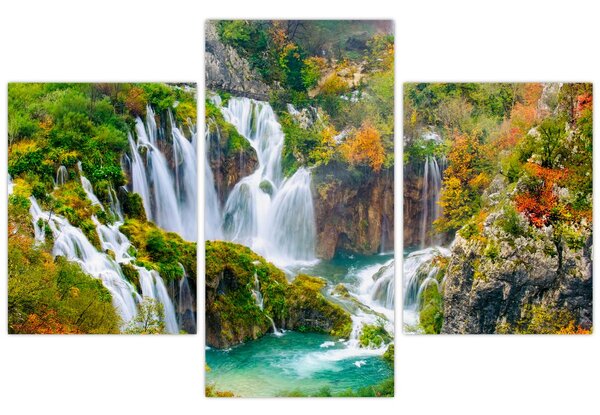 Kép - Plitvicei-tavak Nemzeti Park (90x60 cm)