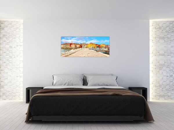 Kép - Poreč régi isztriai városa, Horvátország (120x50 cm)