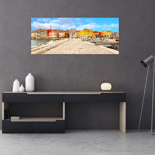 Kép - Poreč régi isztriai városa, Horvátország (120x50 cm)