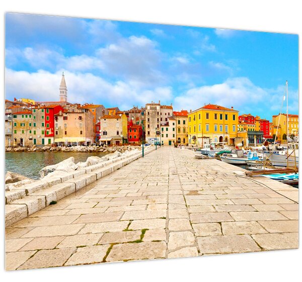Kép - Poreč régi isztriai városa, Horvátország (70x50 cm)