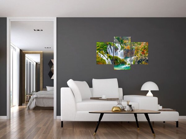 Kép - Plitvicei-tavak Nemzeti Park (90x60 cm)