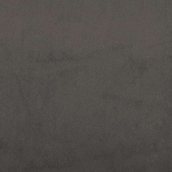 Bársony Ágy Matraccal - 90x200 cm - Sötétszürke