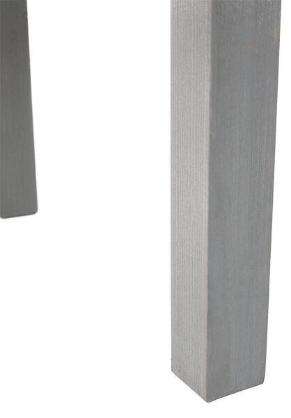 KONDELA Fából készült kerti pad, szürke, 150 cm, FABLA
