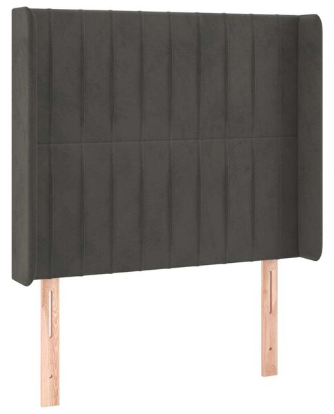 VIDAXL - Bársony Ágy LED-del - 100x200 cm