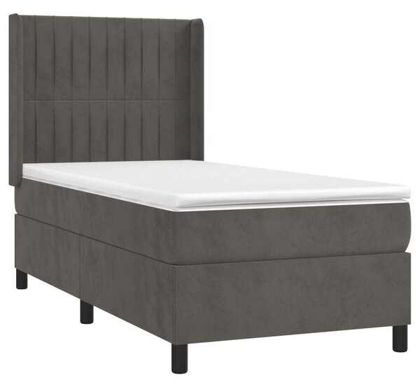 VIDAXL - Bársony Ágy LED-del - 100x200 cm