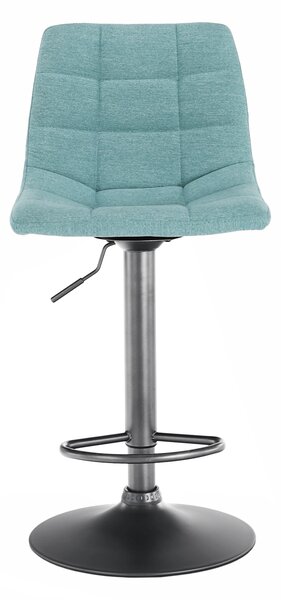 KONDELA Bárszék, mentolos/fekete, LAHELA