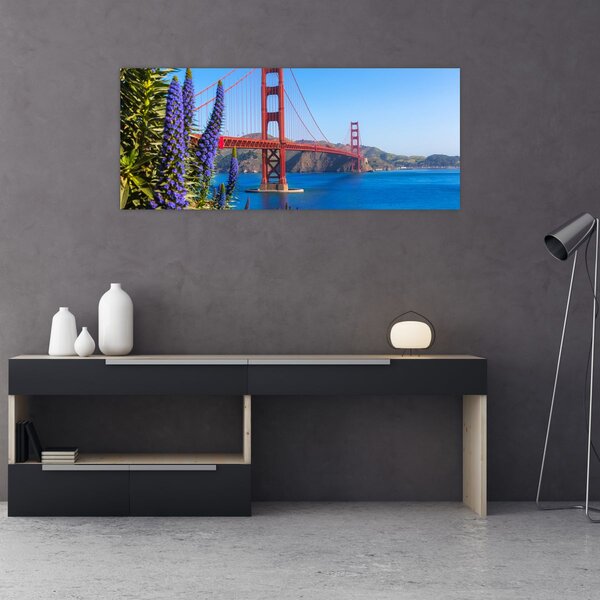Kép - Golden Gate híd, San Francisco (120x50 cm)