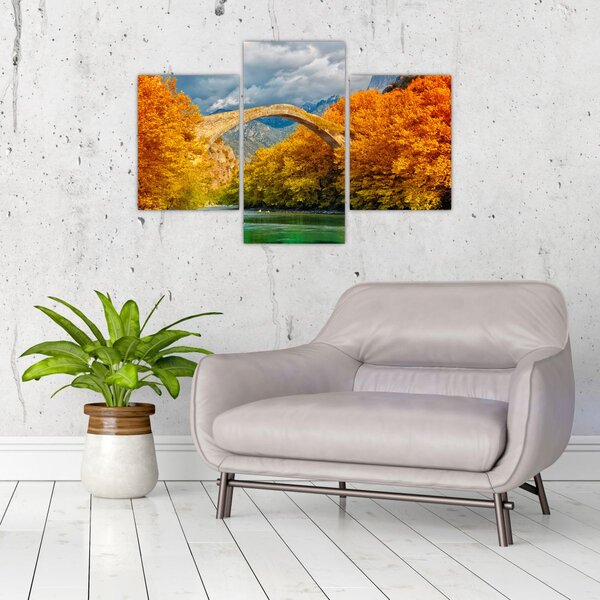Kép - Konitsa híd (90x60 cm)
