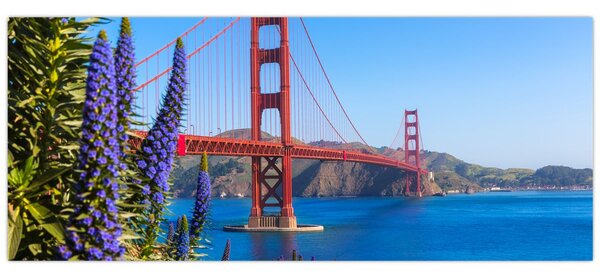 Kép - Golden Gate híd, San Francisco (120x50 cm)