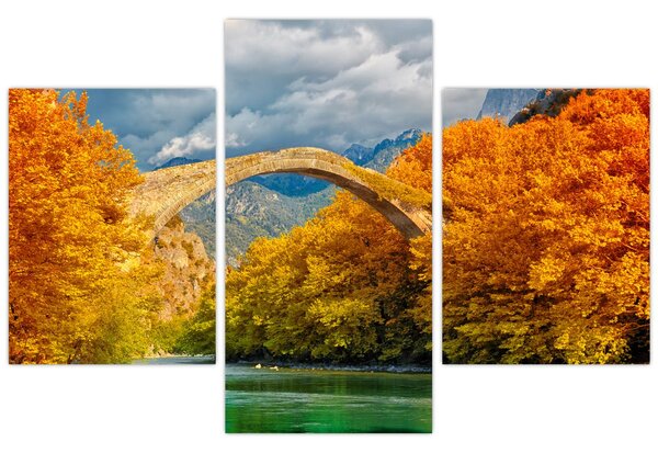 Kép - Konitsa híd (90x60 cm)