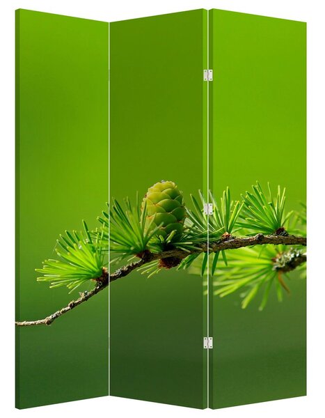 Paraván - Zöld fenyőtoboz (126x170 cm)