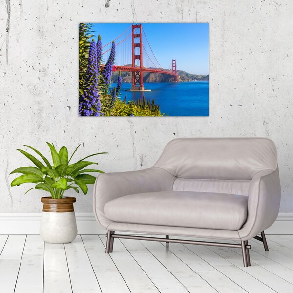 Kép - Golden Gate híd, San Francisco (70x50 cm)