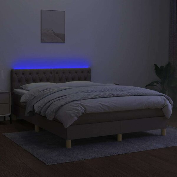 HomeSweetHome LED-es Ágy - Zsebrugós Matrac - 140x200 cm
