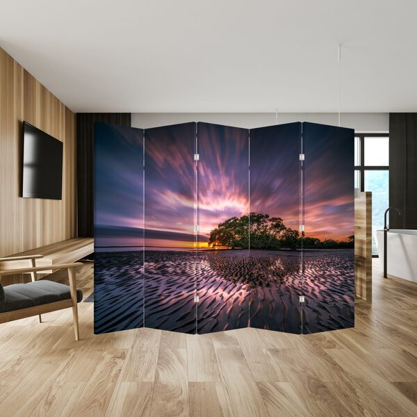 Paraván - fa a tengerparton (210x170 cm)