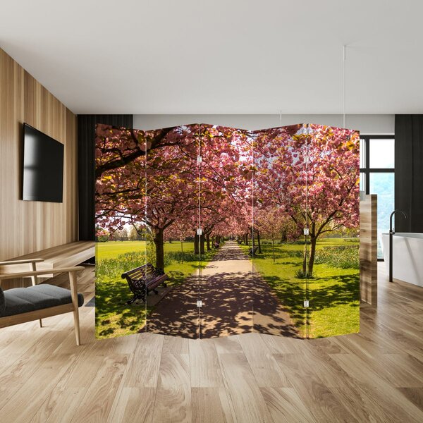 Paraván - cseresznye ültetvény (210x170 cm)