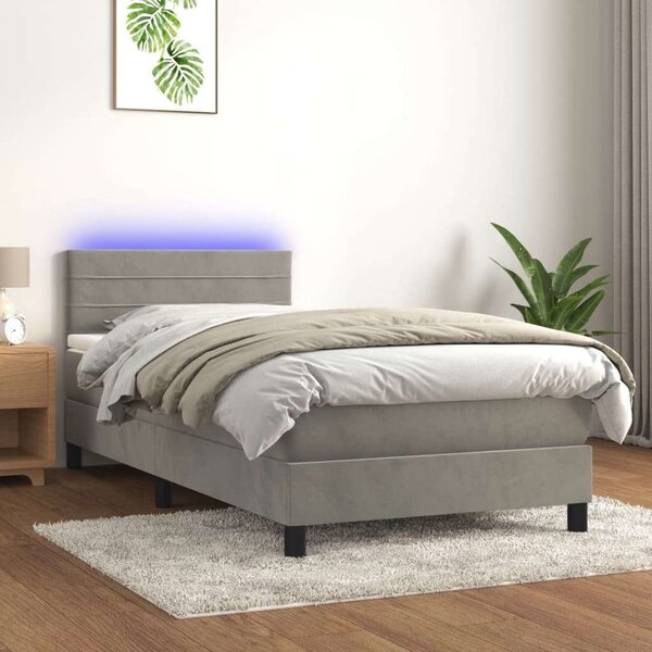 Bársony Ágy LED-del - 100x200 cm