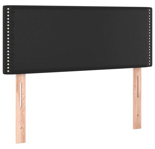 VidaXL Ágy - Fekete Műbőr - 80x200 cm
