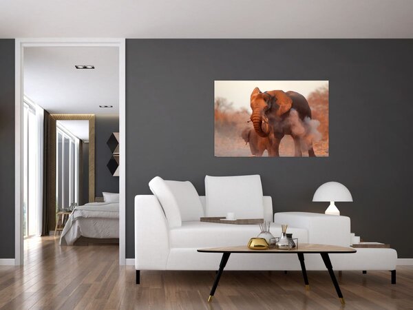 Kép - Nagy afrikai elefánt (90x60 cm)