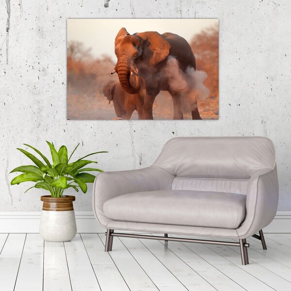 Kép - Nagy afrikai elefánt (90x60 cm)