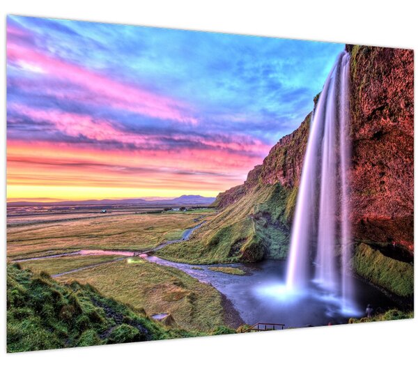Kép - Seljalandsfoss vízesés (90x60 cm)