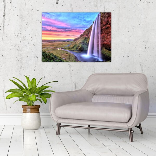 Kép - Seljalandsfoss vízesés (70x50 cm)