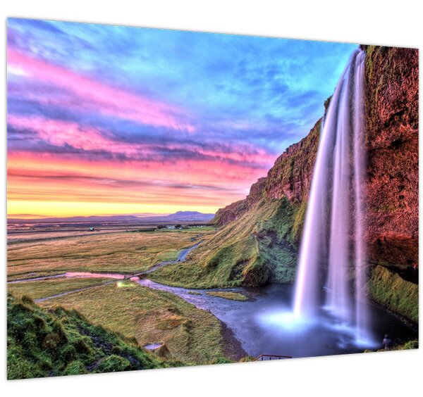 Kép - Seljalandsfoss vízesés (70x50 cm)