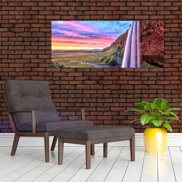 Kép - Seljalandsfoss vízesés (120x50 cm)
