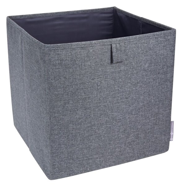 Cube szürke tárolódoboz - Bigso Box of Sweden
