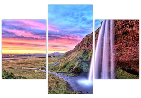 Kép - Seljalandsfoss vízesés (90x60 cm)