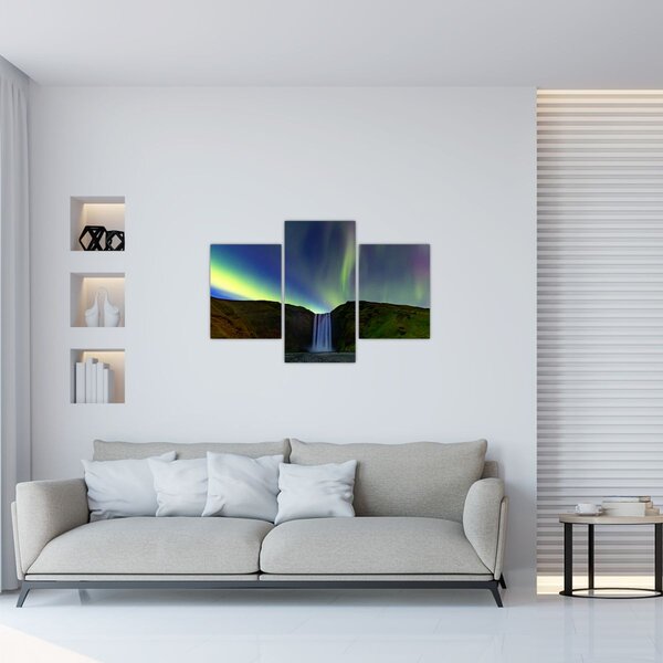 Kép - Aurora Borealis Izlandon (90x60 cm)