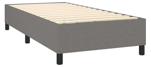 VidaXL LED-es Ágy - 90x200 cm - Sötétszürke
