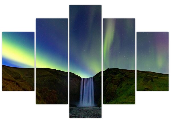Kép - Aurora Borealis Izlandon (150x105 cm)