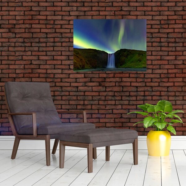 Kép - Aurora Borealis Izlandon (70x50 cm)