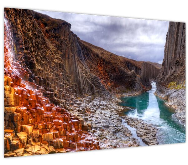 Kép - Studlagil kanyon (90x60 cm)