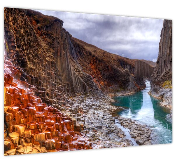 Kép - Studlagil kanyon (70x50 cm)