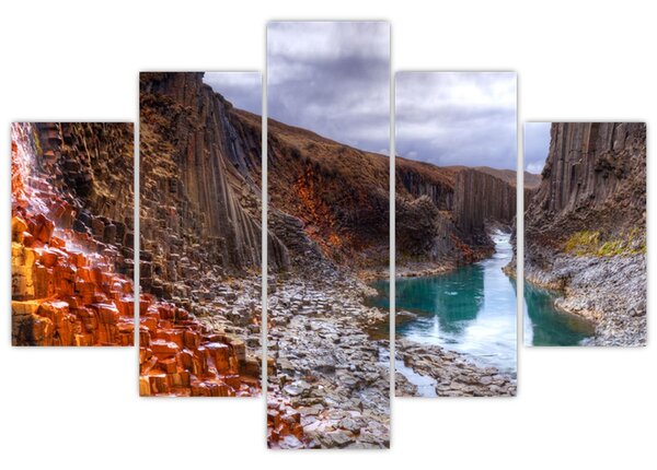 Kép - Studlagil kanyon (150x105 cm)
