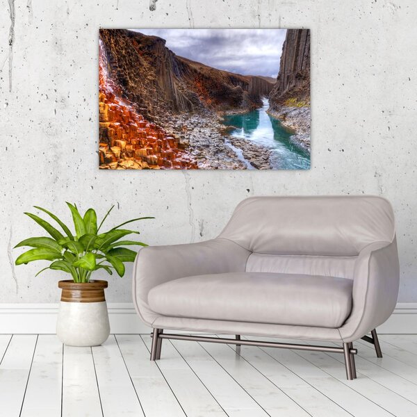 Kép - Studlagil kanyon (90x60 cm)