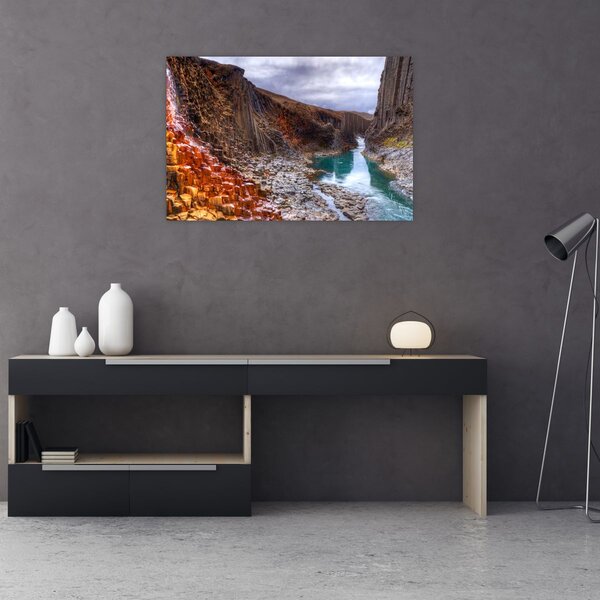 Kép - Studlagil kanyon (90x60 cm)