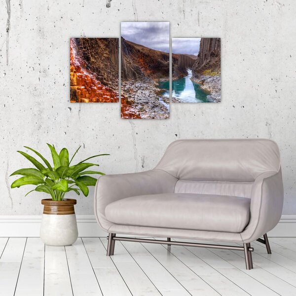 Kép - Studlagil kanyon (90x60 cm)