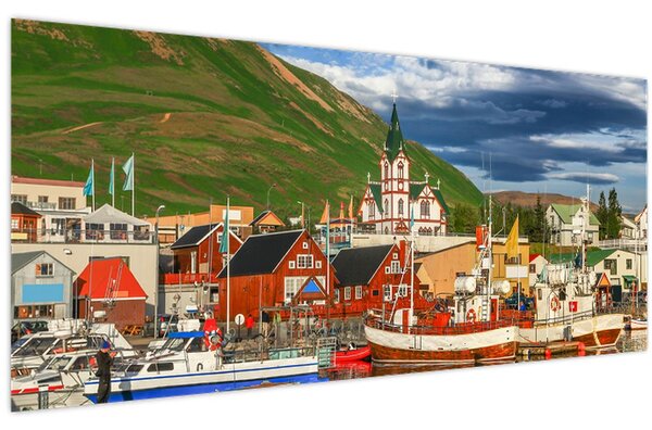 Kép - Húsavík (120x50 cm)