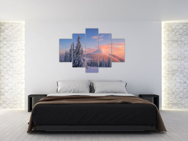 Kép - Téli táj (150x105 cm)