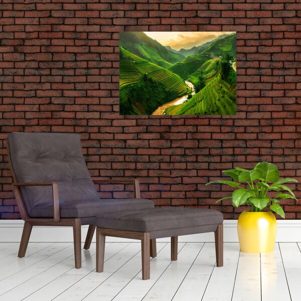 Kép - Mu Cang Chai rizsteraszok (70x50 cm)