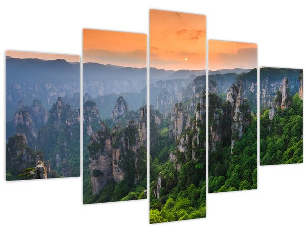 Kép - Zhangjiajie Nemzeti Erdei Park (150x105 cm)