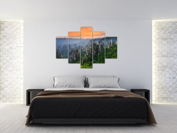 Kép - Zhangjiajie Nemzeti Erdei Park (150x105 cm)