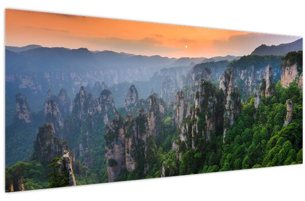 Kép - Zhangjiajie Nemzeti Erdei Park (120x50 cm)