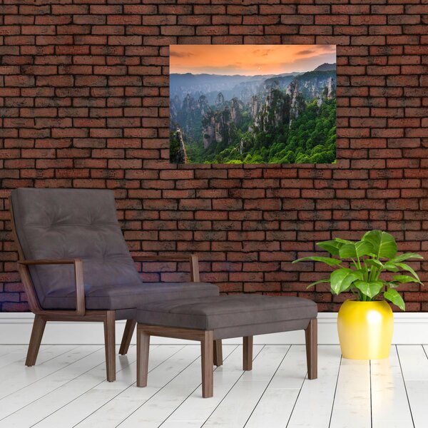 Kép - Zhangjiajie Nemzeti Erdei Park (70x50 cm)