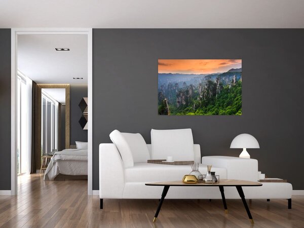 Kép - Zhangjiajie Nemzeti Erdei Park (90x60 cm)