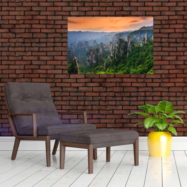 Kép - Zhangjiajie Nemzeti Erdei Park (90x60 cm)