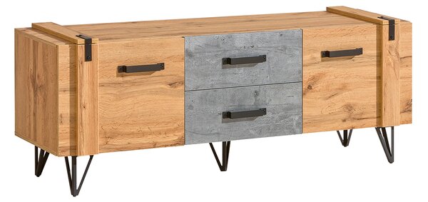 TV asztal typ LO7 Lorinda (wotan tölgy + milenium beton). 1040766