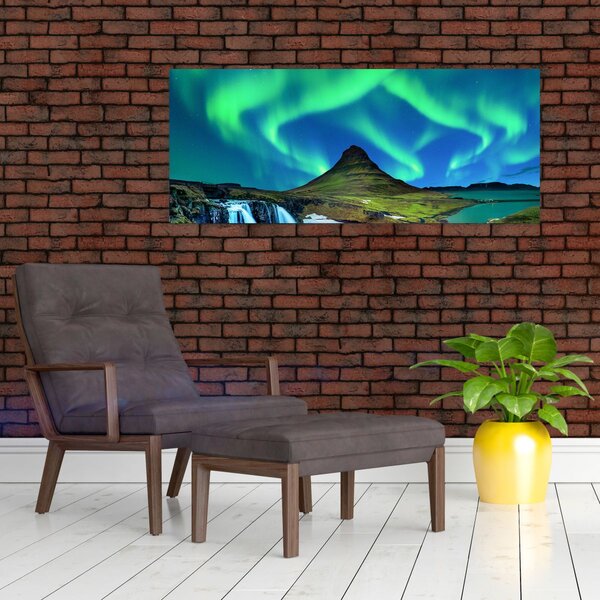 Kép - Kirkjufell, Izland (120x50 cm)